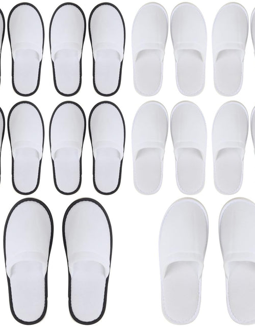 Load image into Gallery viewer, Yeios 20 Pairs Disposable Slippers for Guests Hotel Slippers Bulk Spa Slippers Closed Toe House Slippers Guest Slippers Bulk for Adult for Men and Women Gray
