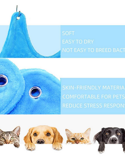 Load image into Gallery viewer, Portable Pet Dog Cat Grooming Hanging Hammock Harness Breathable Groom Helper US
