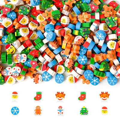 Kaemi Mini Erasers for Kids Bulk Classroom Prizes 300 Pcs Cute Erasers for Pencils Small Fun Christmas Erasers Bulk School Supplies Party Favors Homework Rewards Desk Pets