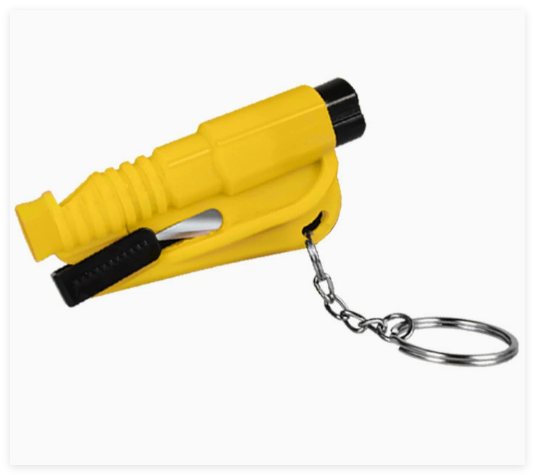 Mini Car Window Breaker Keychain