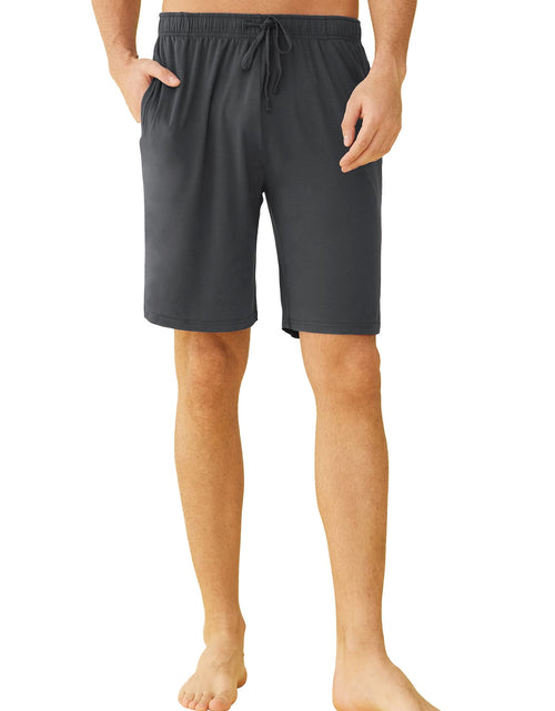 Load image into Gallery viewer, Latuza Mens Sleep Shorts Loose Lounge Shorts XL Deep Gray

