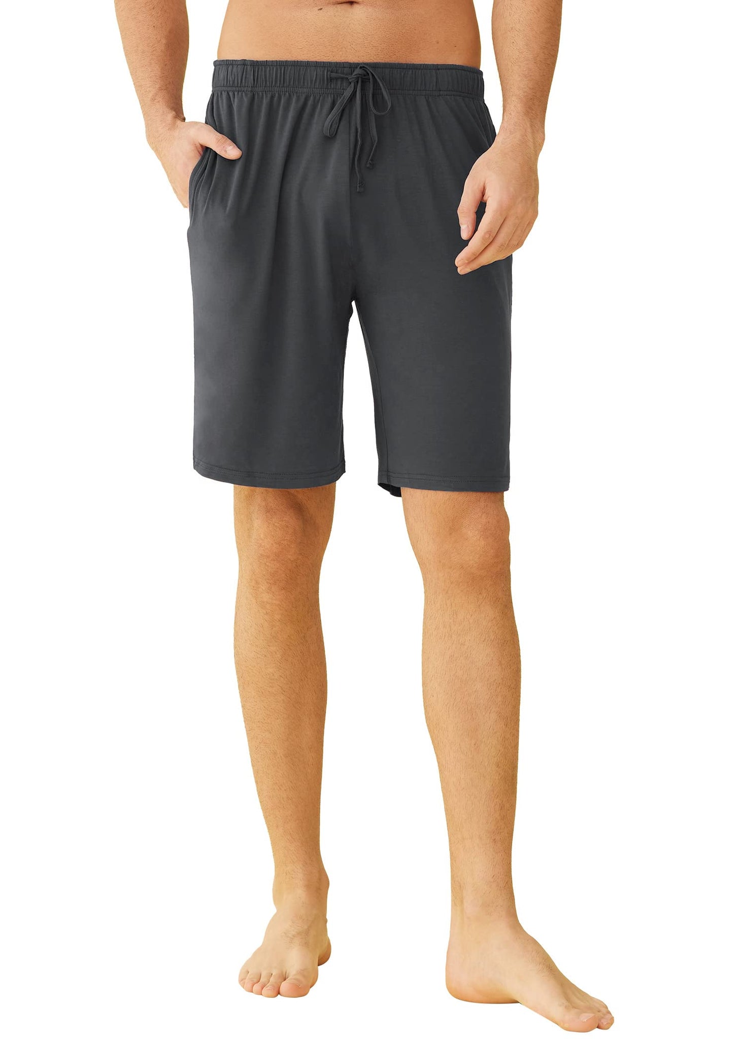 Latuza Mens Sleep Shorts Loose Lounge Shorts XL Deep Gray