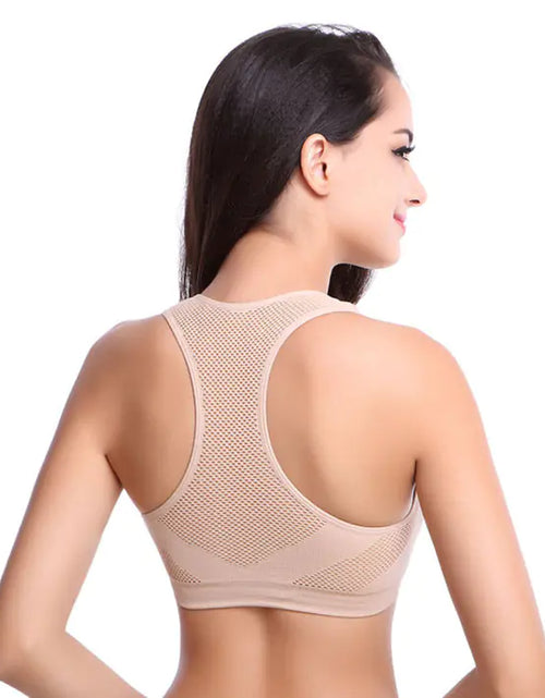 Cargar imagen en el visor de la galería, Conjunto de lencería de sujetador deportivo y ropa de dormir sin costuras
