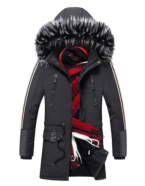 Load image into Gallery viewer, Hooded Warm Cotton Jacket
