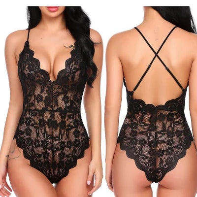 Bodysuit de encaje (una pieza) lencería femenina WOLFF