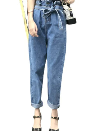 Load image into Gallery viewer, Harem Pants, Baggy Pants, Denim Harem Trousers
