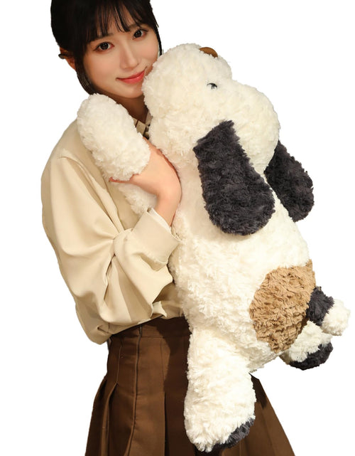 Cargar imagen en el visor de la galería, Hronsa Dog Weighted Stuffed Animal 5.7 lbs 25.5 inch Weighted Dog Plush Toy Large Dog Stuffed Animals Weighted Puppy Plush Animals Pillow Toy Gifts for Adults &amp; Kids Black
