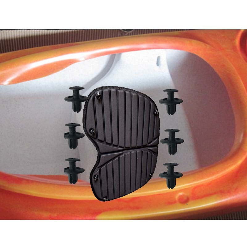 Accesorios de kayak para exteriores con tornillos de plástico y asiento de EVA