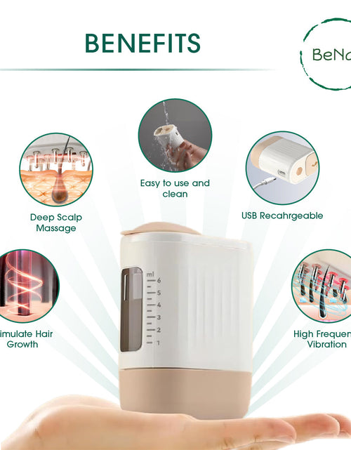 Cargar imagen en el visor de la galería, Electric Oil Applicator and Vibration Scalp Massager 2 in 1.
