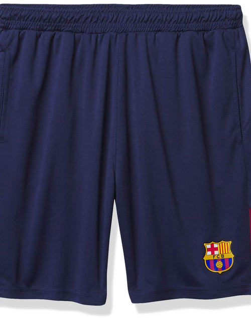 Load image into Gallery viewer, Spanish Primera Liga Barcelona Mens Soccer Shorts Navy Small
