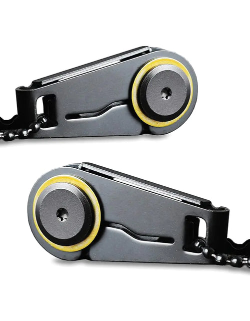 Cargar imagen en el visor de la galería, Vittqsuier (2 Paquetes) Mini Cuchillo con Cremallera/Gadget EDC de Supervivencia al Aire Libre/Cuchillo de Bolsillo con Colgante para Llavero
