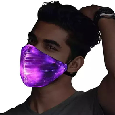 Colorful LED Light-Up Mask