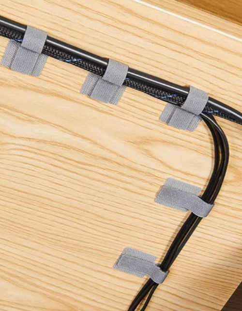 Load image into Gallery viewer, Summer Self Adhesive Cable Management Ties, 10Pcs Cable Organizing Straps, Electric Wire Velcro for Home Office, Bedroom Accessories, Desk Accessories, Office Accessories, Dorm Essentials
