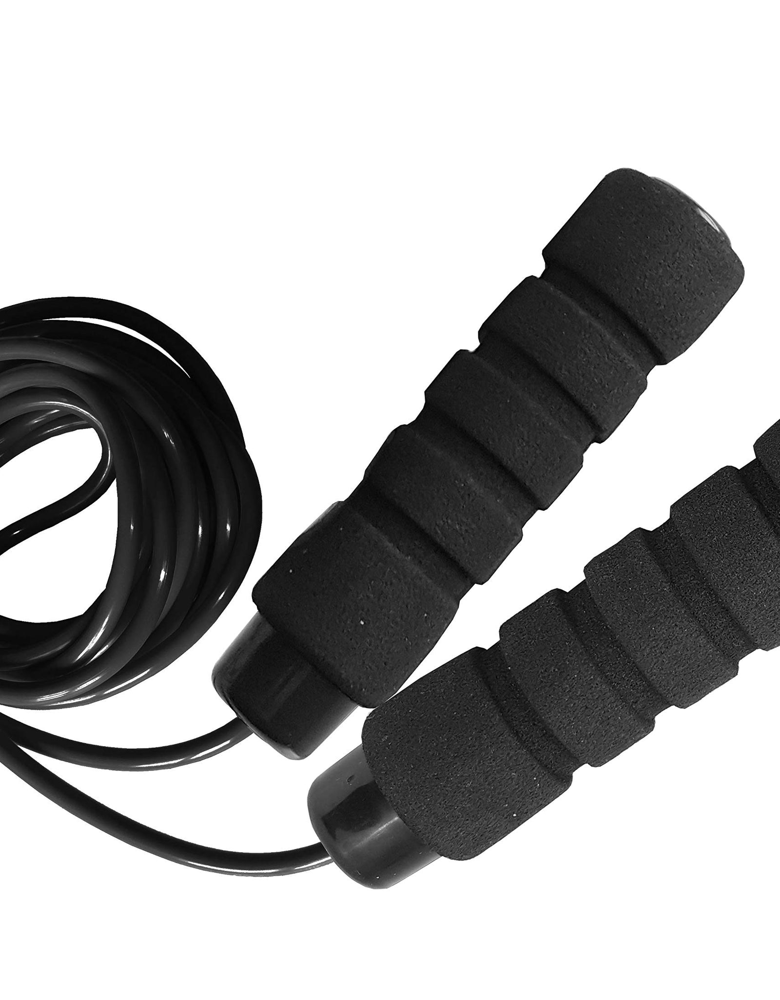 Limm Adjustable 10 ft Jump Ropes for Fitness - Skipping Rope for Exercise with Comfortable Foam Handles - No Tangle Long PVC Jump Rope for Muay Thai Boxers & Exercises