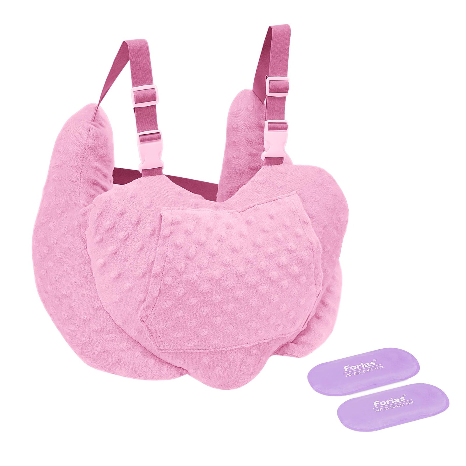 Forias Post Mastectomy Pillow With 2 Ice Packs Breast Reduction & Augmentation Recovery Supplies Breast Pillow After Heart Surgery Pillow Mastectomy Recovery Must Haves Mastectomy Gifts for Women