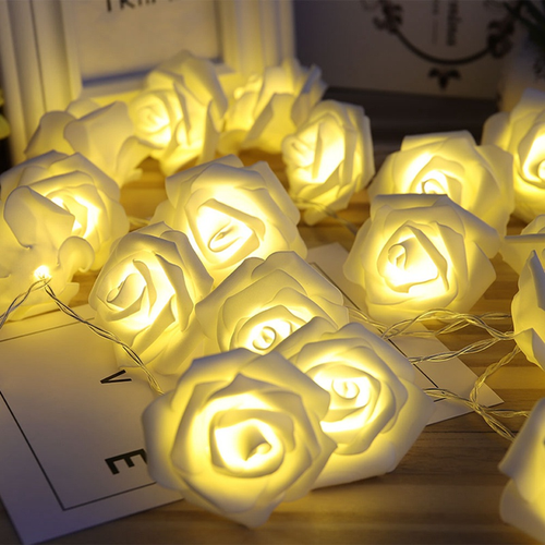Load image into Gallery viewer, LED Rose Flower String Lights
