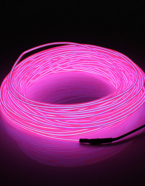 Load image into Gallery viewer, Neon LED Light Glow EL Wire String Strip Rope Tube Decor Car Party + Controller
