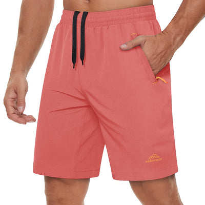 TACVASEN 9 Inch Inseam Shorts Men Running Shorts Lightweight Quick Dry Athletic Gym Workout Shorts Fitness Basketball