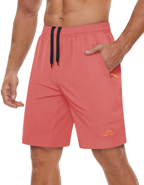 Load image into Gallery viewer, TACVASEN 9 Inch Inseam Shorts Men Running Shorts Lightweight Quick Dry Athletic Gym Workout Shorts Fitness Basketball
