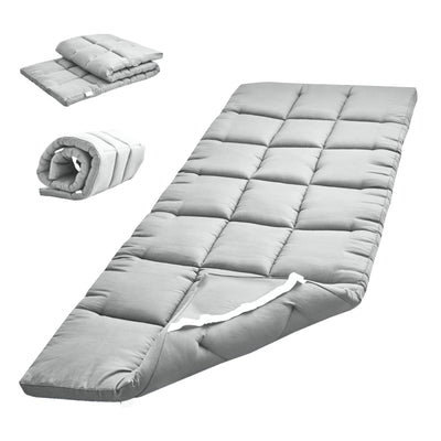 Cot Mattress TopperLightweight Cot padQuilted Cot Pads for CampingSoft Comfortable Sleeping Cot Mattress Pad Only