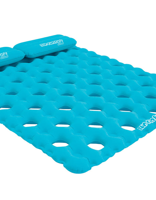 Load image into Gallery viewer, Airhead SUN COMFORT COOL SUEDE Double Pool Mattress Sapphire (AHSC-018)
