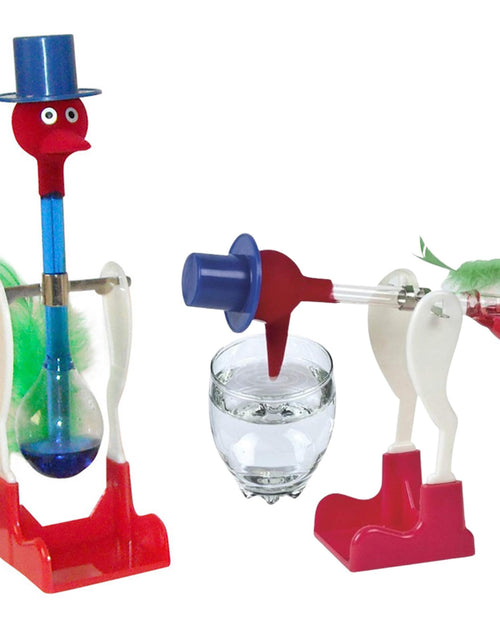 Load image into Gallery viewer, Drinking Bird2 PCS The Original Vintage Retro Sippy Dipping Bird A Science Wonder Wholesale Bulk SetNon Stop Liquid Glass Drinking Lucky Bird Duck Desk Toy
