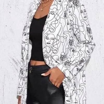 Printed Suit Jacket