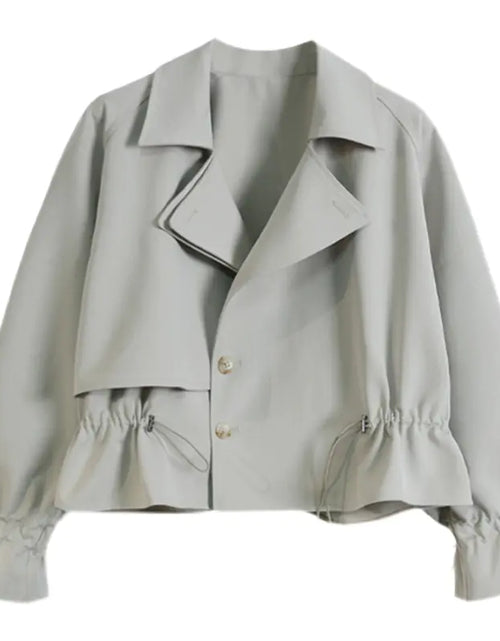 Load image into Gallery viewer, Japanese Loose Short Windbreaker Jacket
