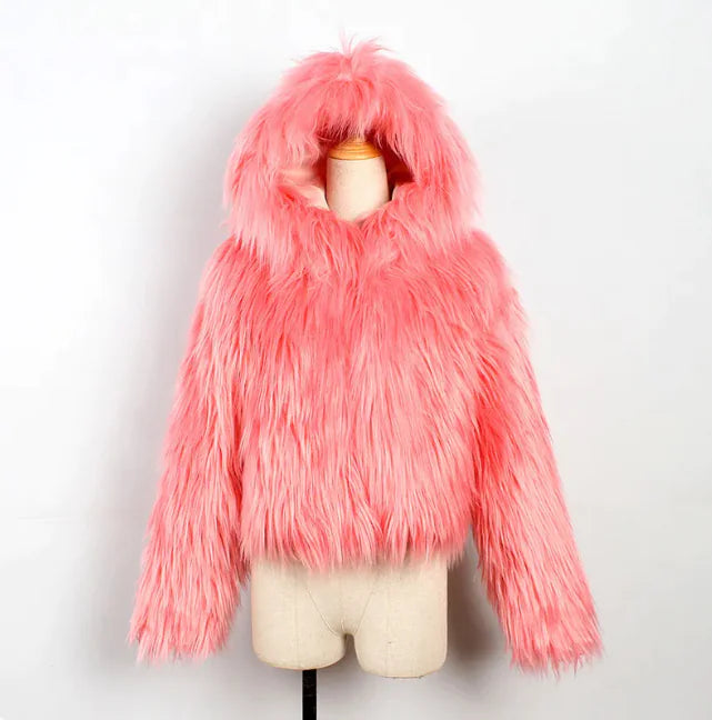 Wool & Faux Fur Jacket