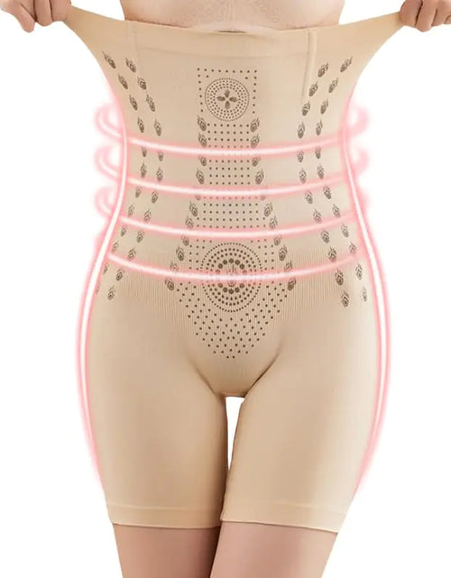 Charger l'image dans la visionneuse de galerie, IZNAYOI Body Shaper Fiber Restoration Shaper – Culotte gainante élastique pour femme, taille haute, contrôle du ventre (1#Khaki Large)
