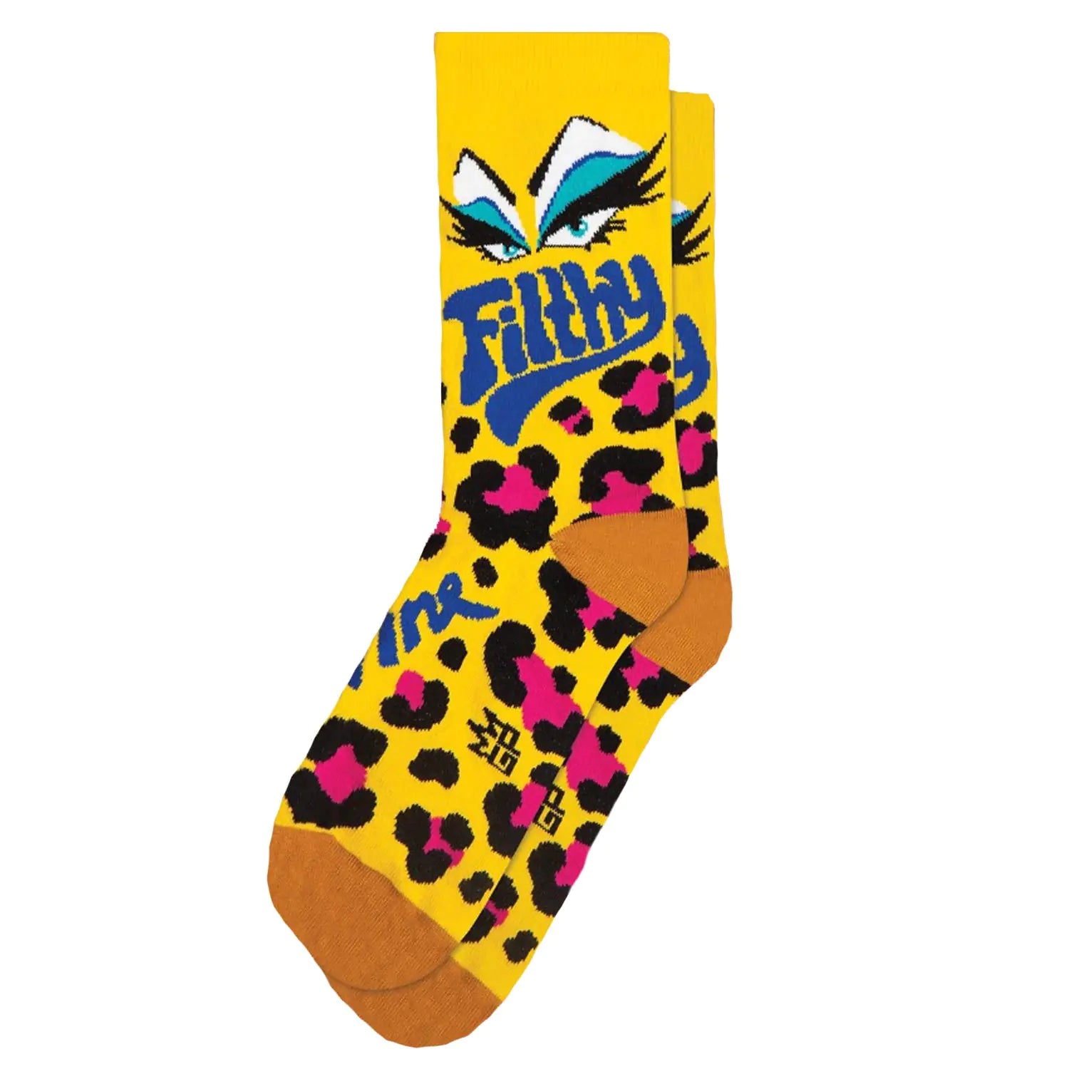 Chaussettes unisexes Gumball Poodle Divine Socks Filthy Crew Socks (Fabriquées aux États-Unis)
