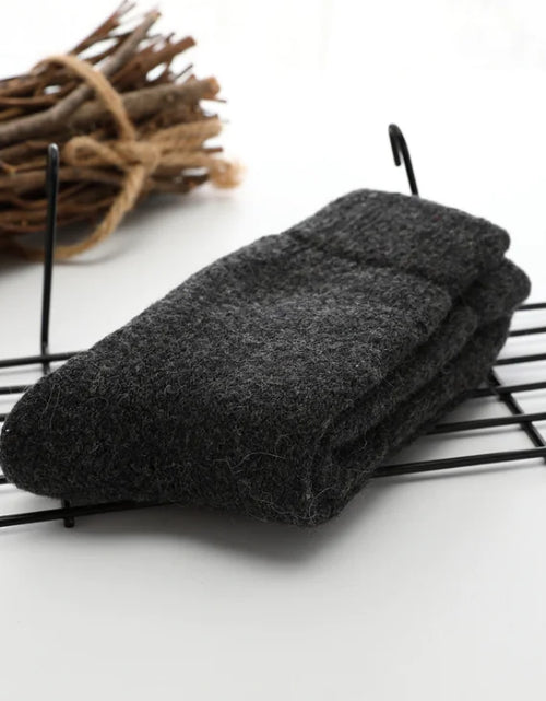 Cargar imagen en el visor de la galería, Calcetines de lana, calcetines de pelo de conejo, calcetines de cachemira polar
