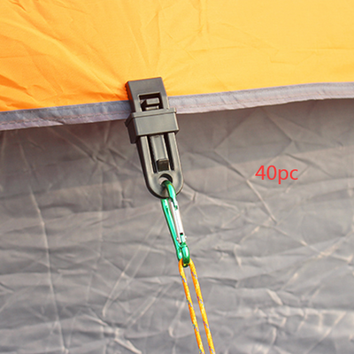 Clips para Cuerdas de Lona para Tiendas de Campaña para Accesorios de Acampada al Aire Libre