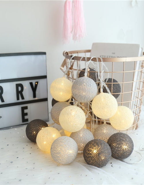 Load image into Gallery viewer, LED Cotton Thread Starry Lanterns
