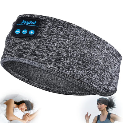 Sleeping Headphones Bluetooth 5.3 Headband Sports Wireless Earphones Sweat Resistant Earbuds with HD Stereo Speakers Sleep Mask for Sleeping RunningWorkout YogaInsomniaTravel Cool Gadgets Gifts