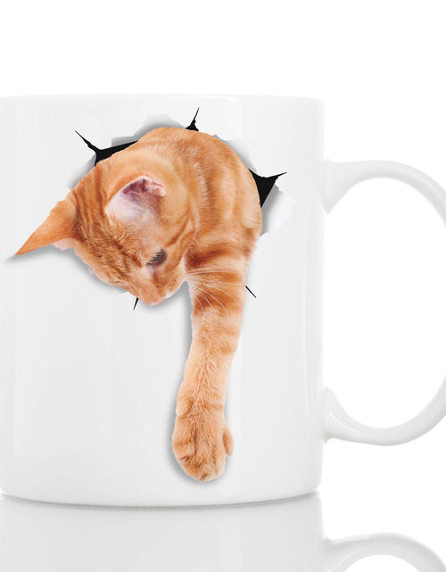 Load image into Gallery viewer, Winston &amp; Bear Adorable Ginger Cat Coffee Mug - Ceramic Funny Coffee Mug - Perfect Cat Lover Gift - Cute Tabby Cat Coffee Mug - Great Gift for Friend or Coworker Men and Women (11oz)
