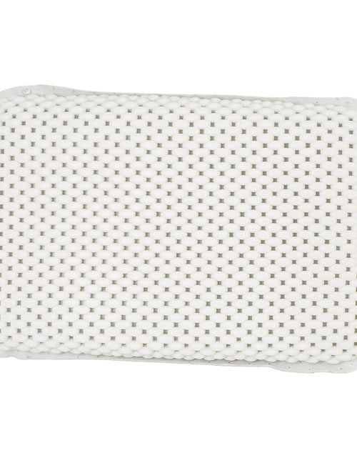 Cargar imagen en el visor de la galería, Almohada de espuma para bañera Bath Biss Spa | Ventosa | Bañera | Soporte para cabeza y cuello | Cojín relajante | Blanco
