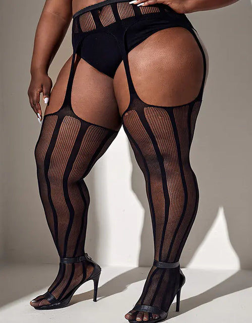 Charger l'image dans la visionneuse de galerie, Lingerie transparente en dentelle avec bas antidérapants
