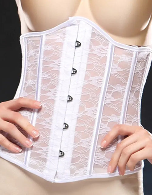 Load image into Gallery viewer, Steel Bone Summer Lace Breathable Corset Shapewear
