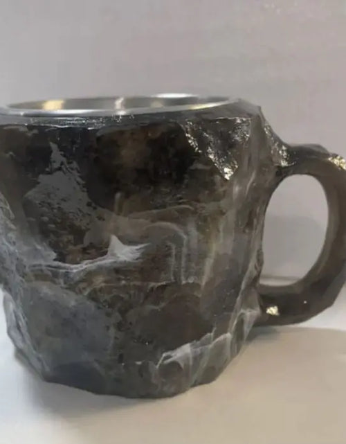 Charger l'image dans la visionneuse de galerie, Tasses à café en résine 400 ml avec poignées en forme de cristal minéral, élégantes tasses imitation cristal minéral pour la maison, le bureau, cadeau de Noël, gadgets de cuisine
