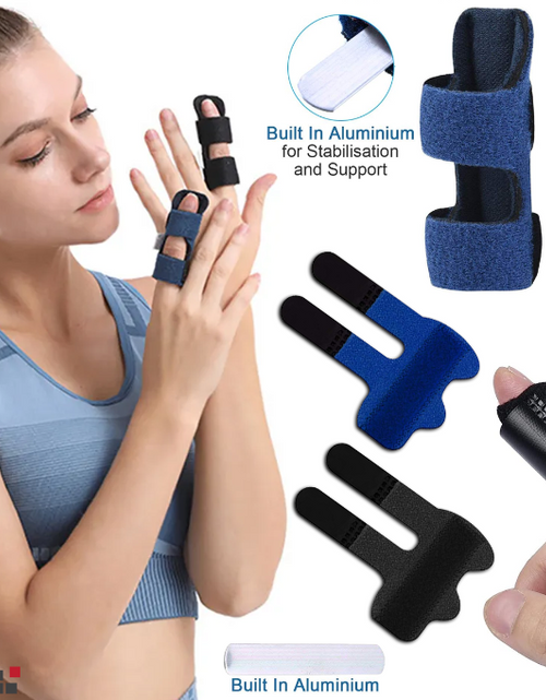 Load image into Gallery viewer, Adjustable Trigger Finger Splint Straightener Corrector Brace Support Protector
