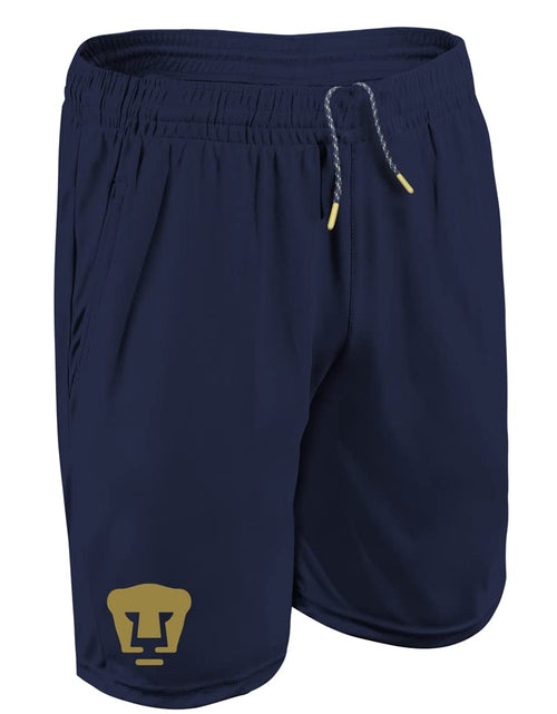 Load image into Gallery viewer, Pumas UNAM Adult Logo Mens Shorts Navy
