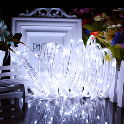 Guirnalda de luces de 10 metros con 100 LEDs para decoración de fiestas en jardín, exteriores.