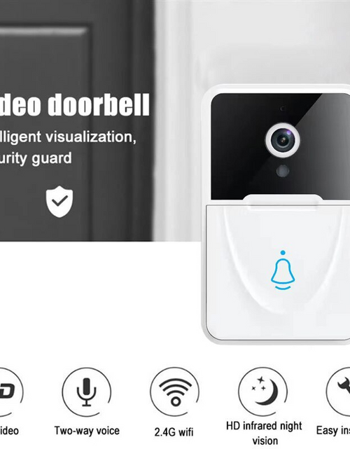 Load image into Gallery viewer, Wireless Security WiFi Smart Doorbell Intercom Video Camera Bell Chime Door Ring
