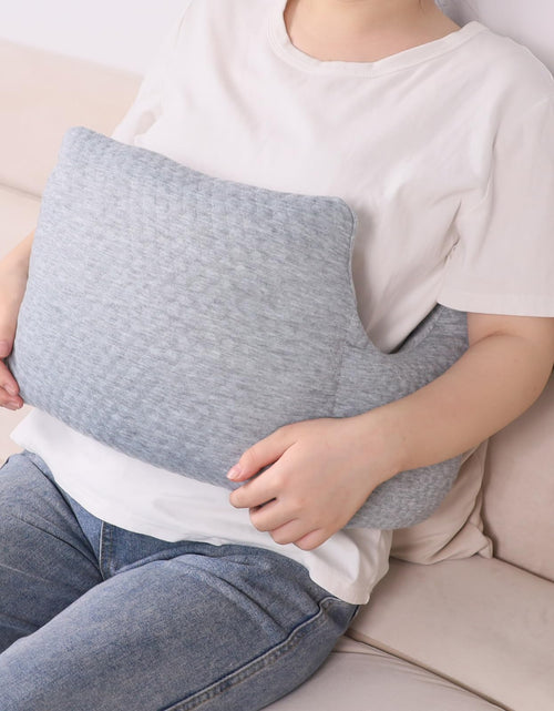 Load image into Gallery viewer, RoamReady Hysterectomy Recovery Pillow Post-Surgery Cushion for Abdomen C-Section Tummy Tuck Lumpectomy Myomectomy Patients Must Haves Abdominal Pillow with Pocket
