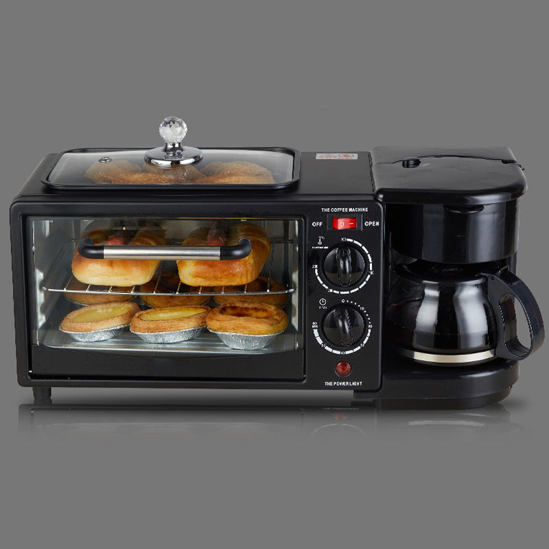 Máquina de desayuno 3 en 1: cafetera y tostadora
