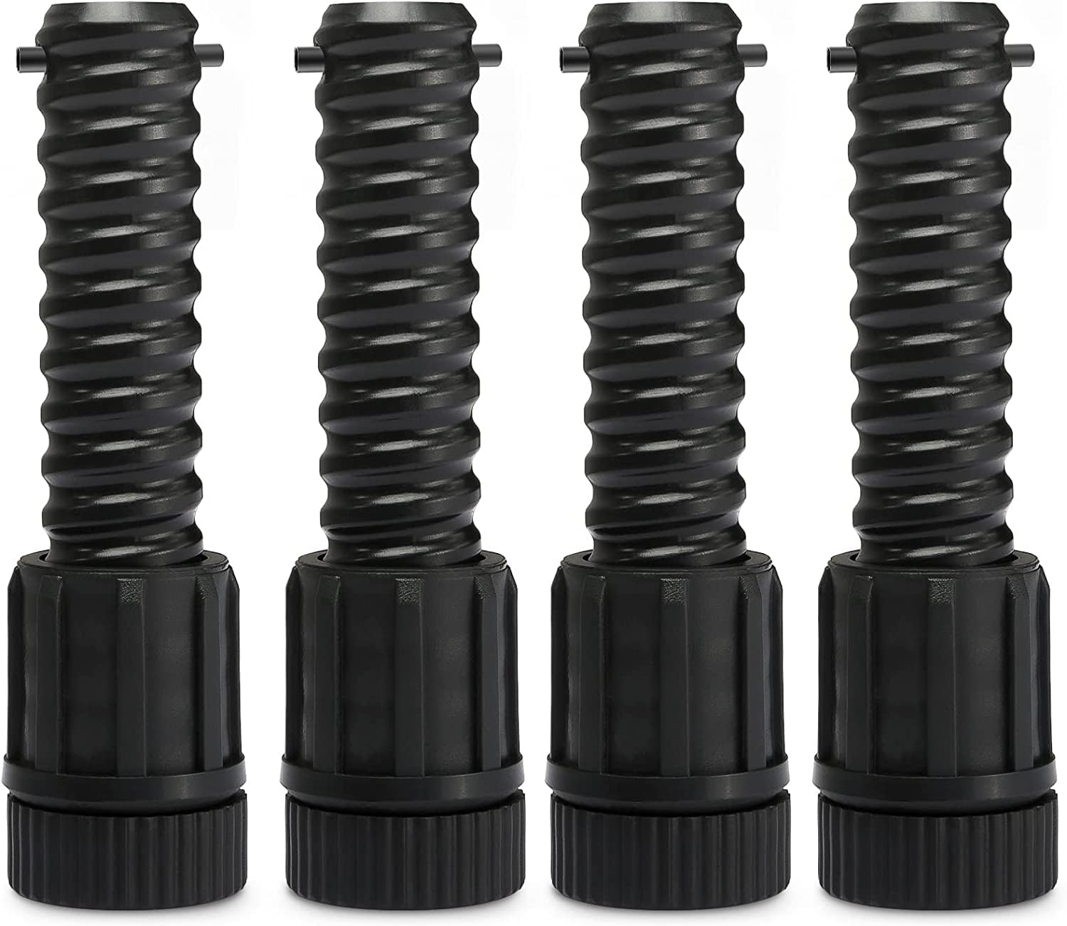 Niveleurs de pieds réglables pour réchauds de camping Camp Chef Explorer – Accessoires pour réchauds de camping avec pieds ronds de 3,175 cm de diamètre – 4 pièces noires