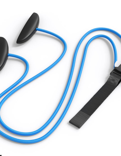 Cargar imagen en el visor de la galería, Mars Wellness Overdoor Shoulder Pulley Blue with Plastic Handles Exercise Bands Workout Equipment for Home Therapy to Alleviate Shoulder Pain Recovery from Sugery
