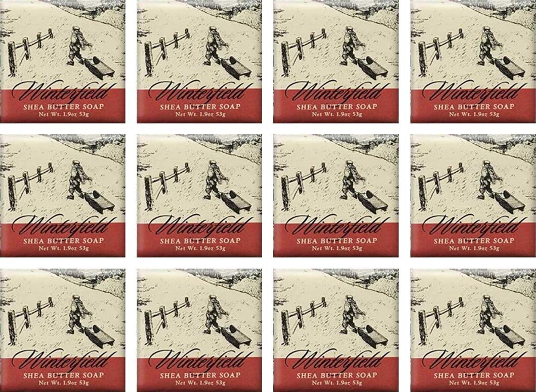 Greenwich Bay Trading Company 1.9oz Soap Bulk Packs of 12 (Winterfield)