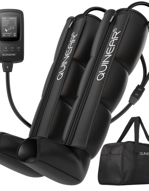 Load image into Gallery viewer, QUINEAR Air Compression Recovery System Professional Sequential Device for Massage Therapy Foot and Leg Recovery Boots to Improve Circulation for Athletes (Large)
